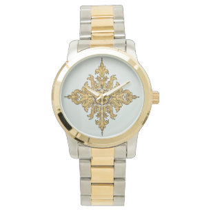 reloj de un emblema imperial oriental