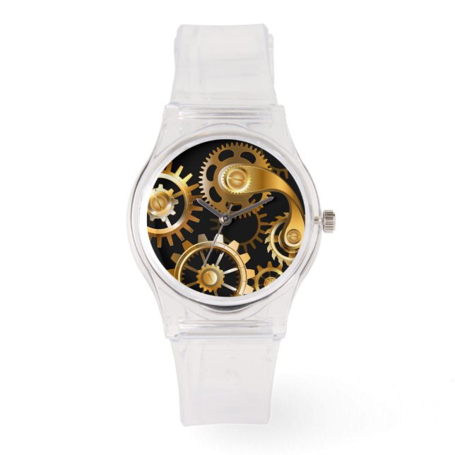 Reloj de vapor con libélula mecánica (Anverso)