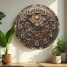Reloj de vapor, industrial, engranajes, joyas, cos