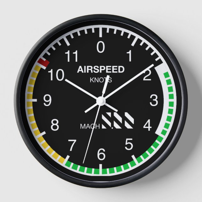 RELOJ DE VELOCIDAD DEL AIRE (Anverso)