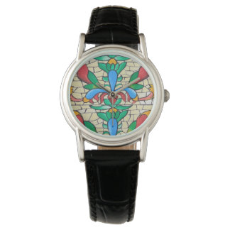 Reloj de ventana de vidrio templado