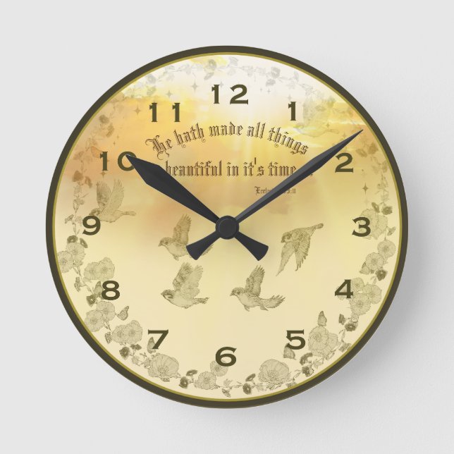 Reloj de verso de la biblia - Hizo todo lo bello (Anverso)