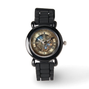 Reloj de vintage de vapor - Aparato mecánico elega