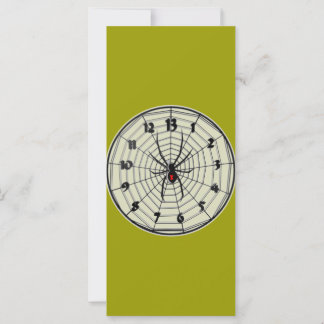 Reloj de viuda negra de 13 horas en el marco