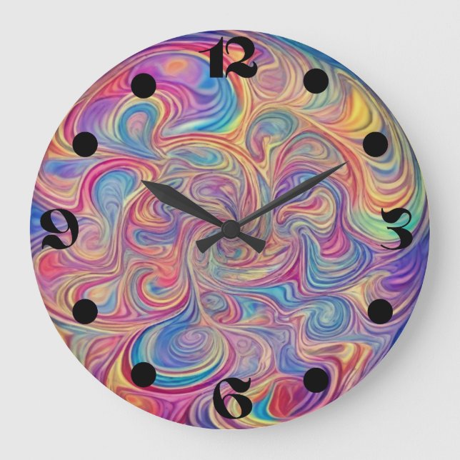 Reloj de zancos de color (Anverso)