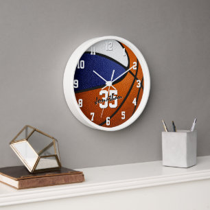 Reloj decoración de la sala de deportes para niños de ba