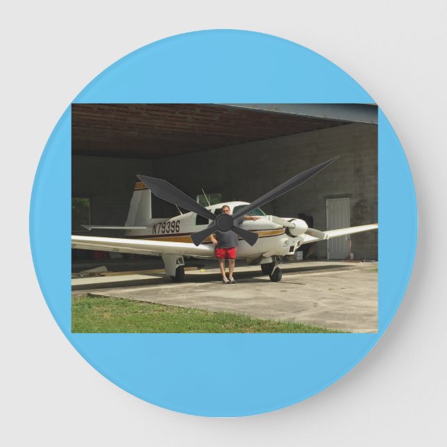 Reloj del aeroplano de Mooney (Anverso)