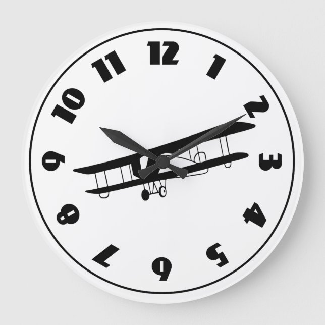 Reloj del aeroplano del vintage (Anverso)