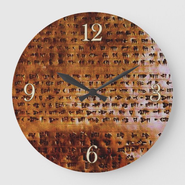 Reloj del antiguo diseñador de Cuneiformes sumeria (Anverso)