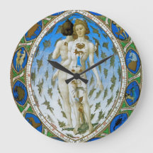 Reloj del arte con imagen antigua de la astrología