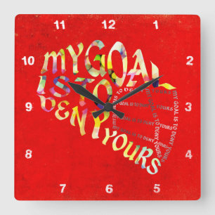 Reloj del arte de la palabra de la máscara del