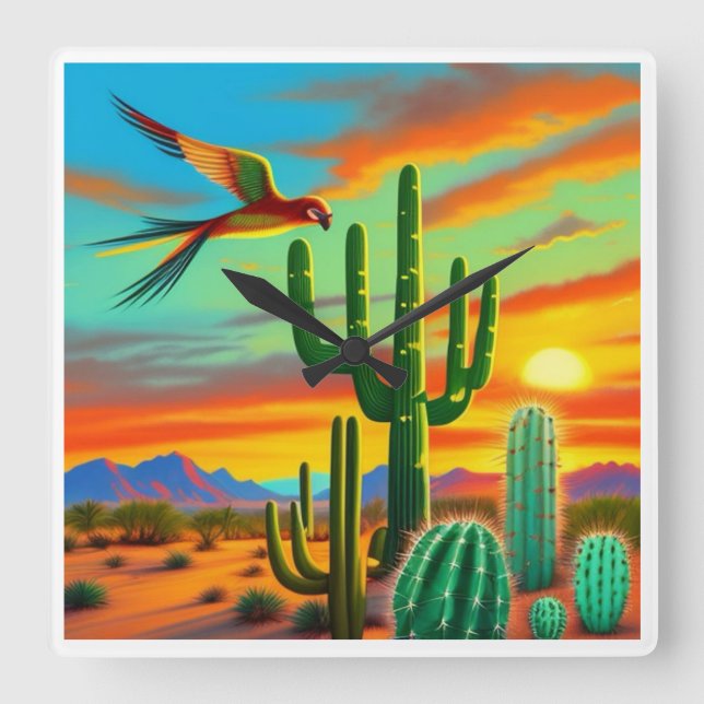 Reloj del atardecer del suroeste (Anverso)