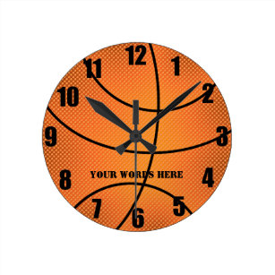 Relojes de pared Baloncesto | Zazzle.es