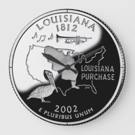 Reloj del barrio del estado de Faux Louisiana