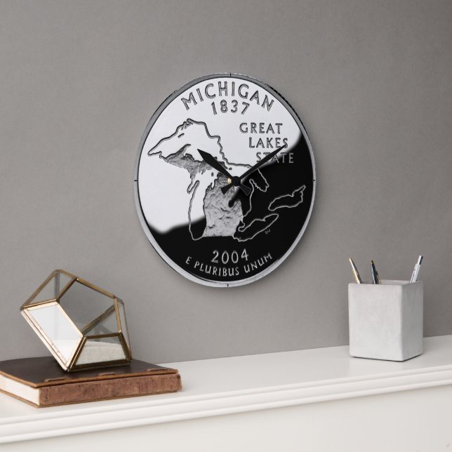 Reloj del barrio estatal de Faux Michigan (Oficina)