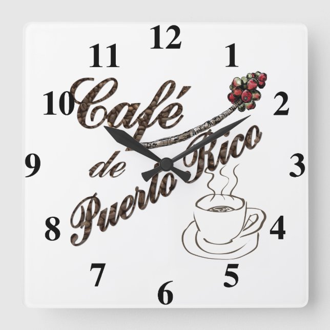 Reloj del café de Puerto Rico (Anverso)