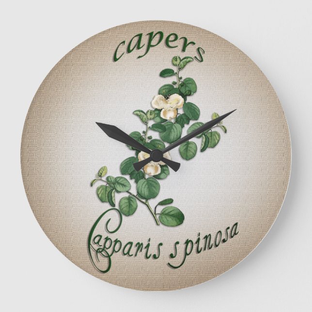 Reloj del chef Capers ilustracion vintage (Anverso)