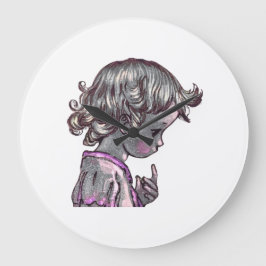 Reloj del Chica Curly Hair