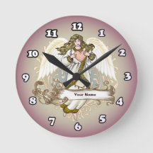 Reloj del corazón del Ángel de Oro