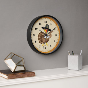 Reloj del día de fiesta de Turquía de la acción