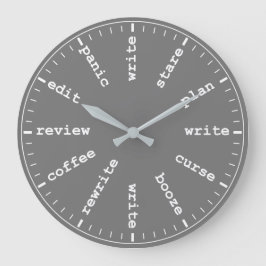 Reloj del escritor - Chiste de escritura caprichos