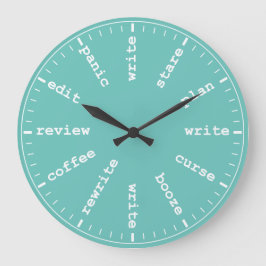 Reloj del escritor - Humor cómico de escritura en 