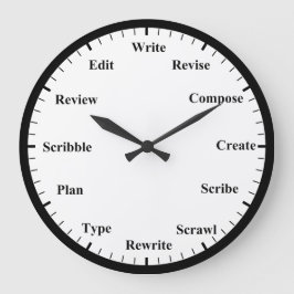 Reloj del escritor - Siempre es hora de escribir r