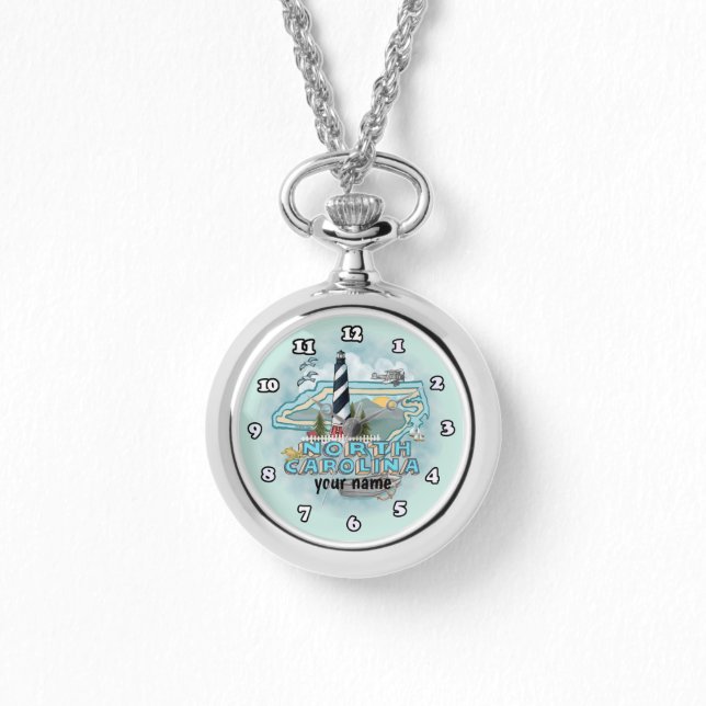 Reloj del faro de Carolina del Norte (Anverso)