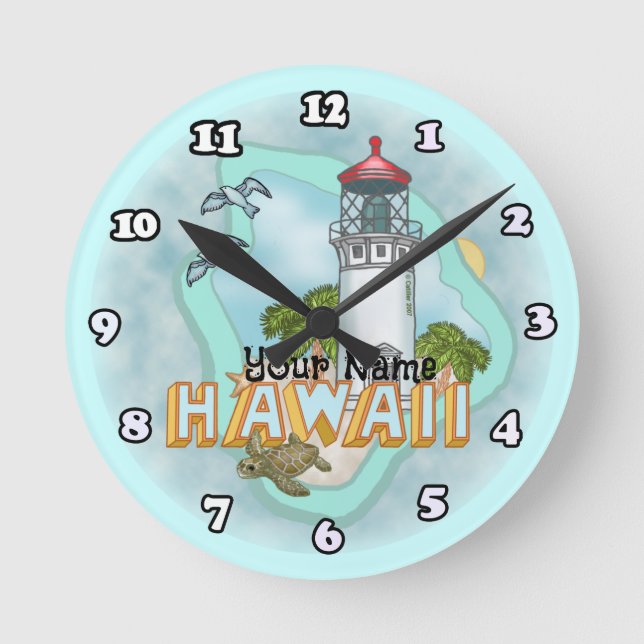 Reloj del faro de Hawaii (Anverso)
