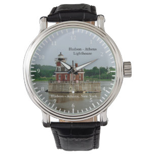 Reloj del faro de Hudson Athens