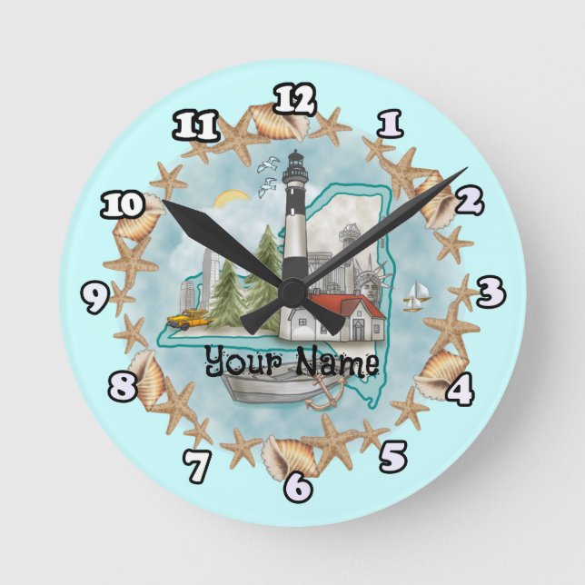 Reloj del faro de Nueva York (Anverso)