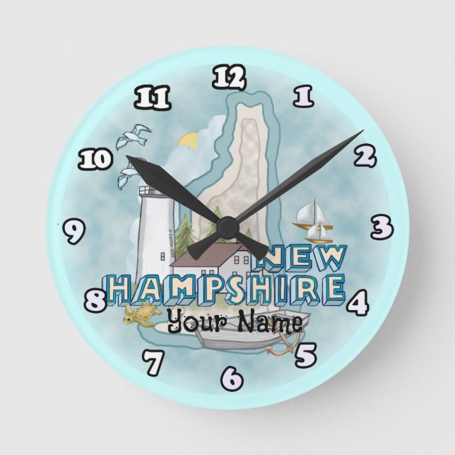 Reloj del faro de Nuevo Hampshire (Anverso)