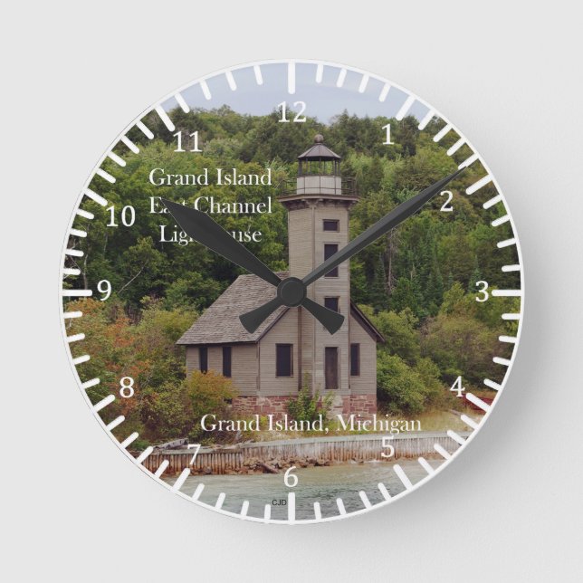 Reloj del faro del Canal Este de Grand Island (Anverso)