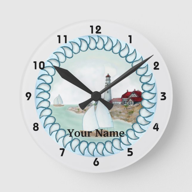 Reloj del faro rocoso (Anverso)