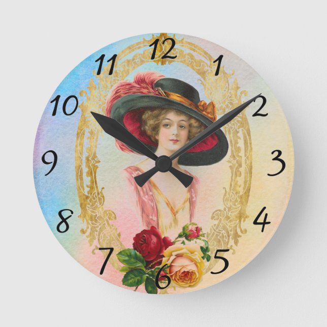Reloj del francés del vintage (Anverso)