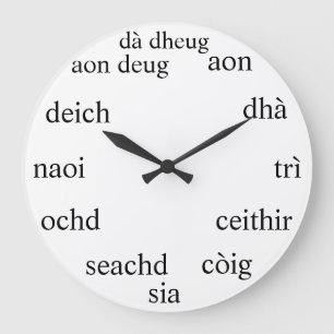 Reloj del gaélico escocés