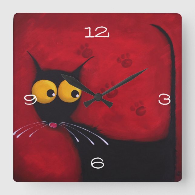 Reloj del gato Stressie (Anverso)