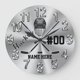Reloj del hockey para los grandes regalos para los