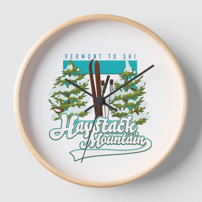 Reloj del logo de la estación de esquí de Bromley  (Anverso)