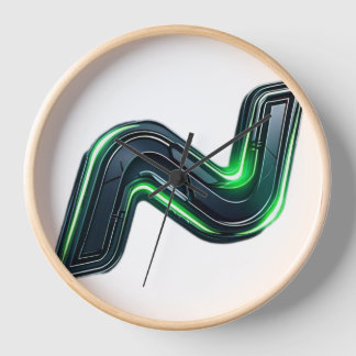 Reloj del logotipo de Nova