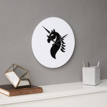 Reloj del logotipo de Unicornio