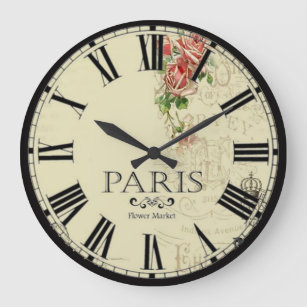 Reloj del mercado de las flores de París