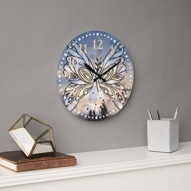 Reloj del Muro de la Libertad de Mariposa (Subido por el creador)