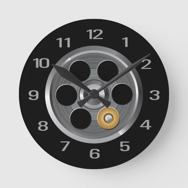 Reloj del muro de la ruleta rusa (Anverso)