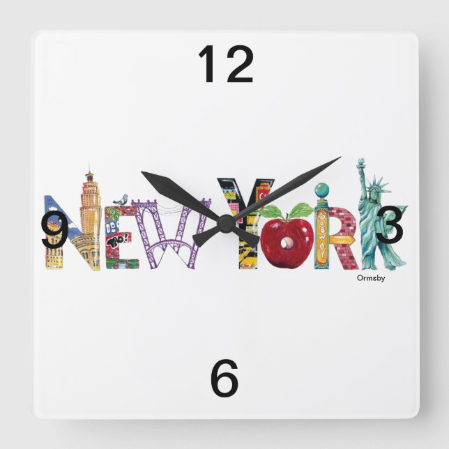 Reloj del muro de Nueva York (Anverso)