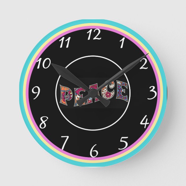 Reloj del muro de paz (Anverso)
