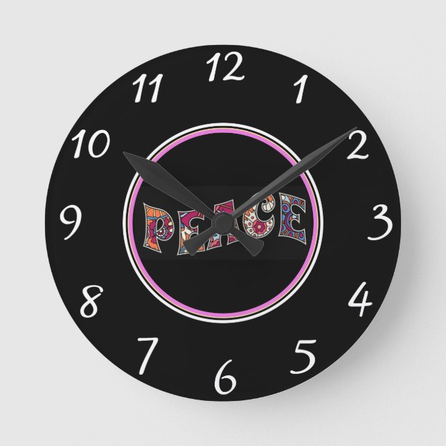 Reloj del muro de paz (Anverso)