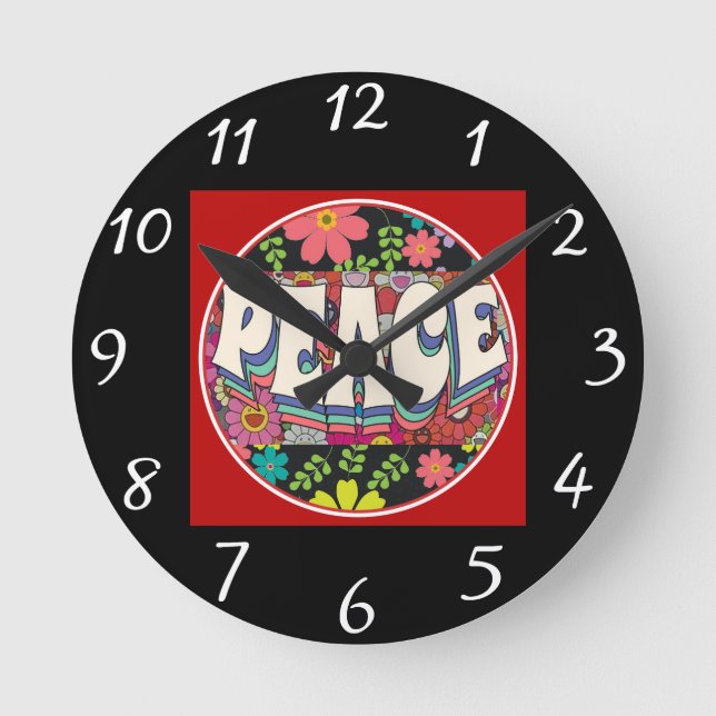 Reloj del muro de paz (Anverso)