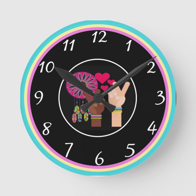 Reloj del muro de paz (Anverso)