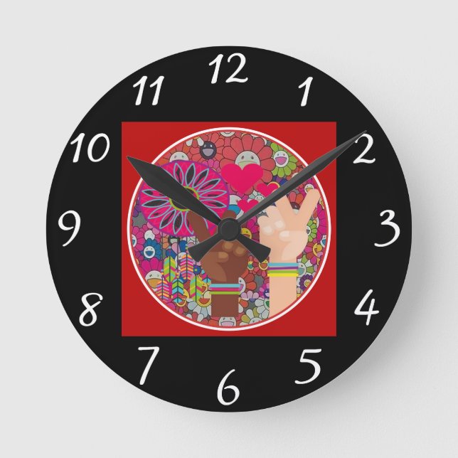 Reloj del muro de paz (Anverso)